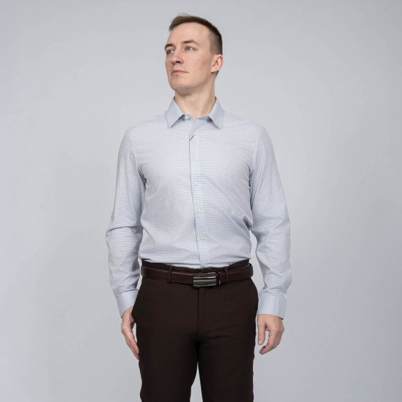 Сорочка Lexmer slim гол. клетка