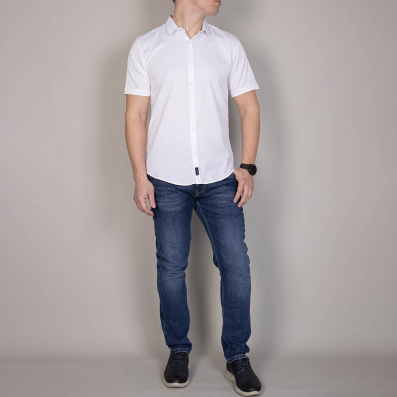 Сорочка к.р. Black Stone белая