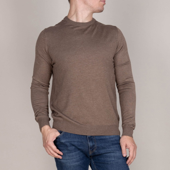 Джемпер Nero коричневый меланж