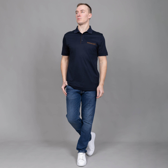 Поло Tony Montana т.синий