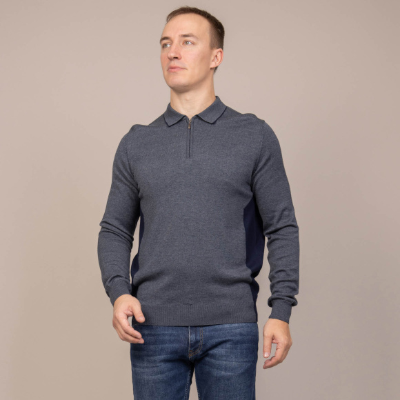 Джемпер Tony Montana индиго меланж