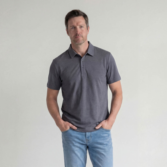 Поло Lexmer т.серый