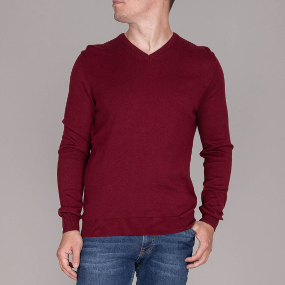 Джемпер Tony Montana бордо 