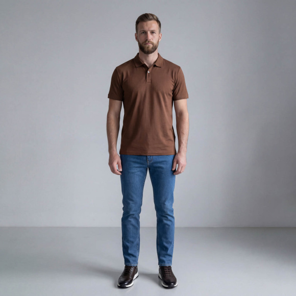 Поло Lexmer коричневый