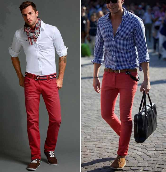 Самые модные мужские образы - джинсы с рубашкой