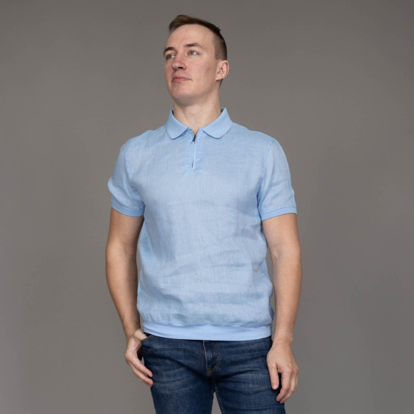 Поло Lexmer голубой