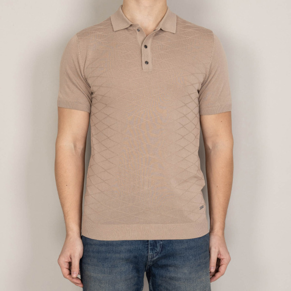 Поло Konko т. бежевый