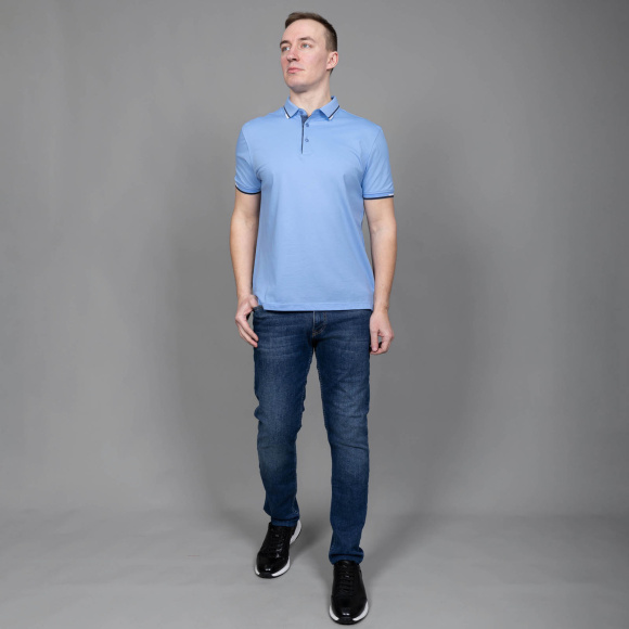Поло Lexmer голубой
