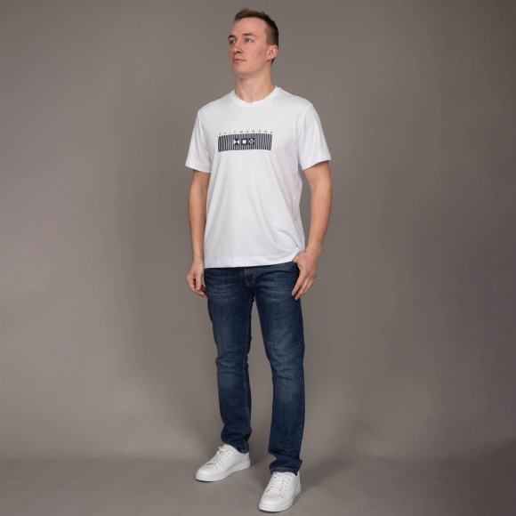 Футболка Tony Montana белый/т.синий