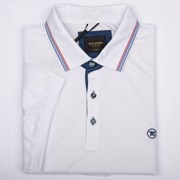 Поло Tony Montana белый