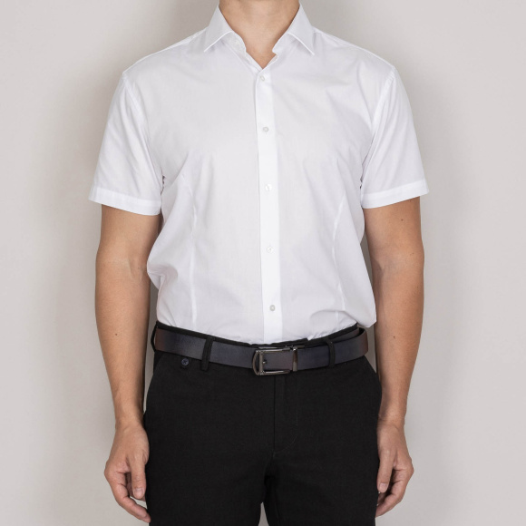 Сорочка к.р. Good Manners slim белая