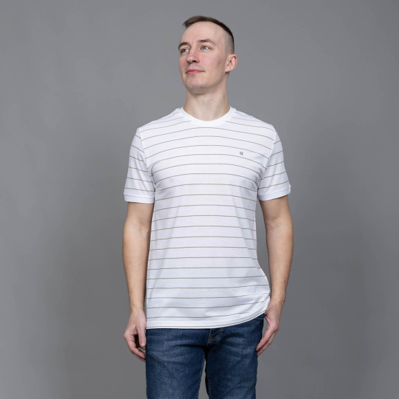 Футболка Tony Montana белый/коричневый