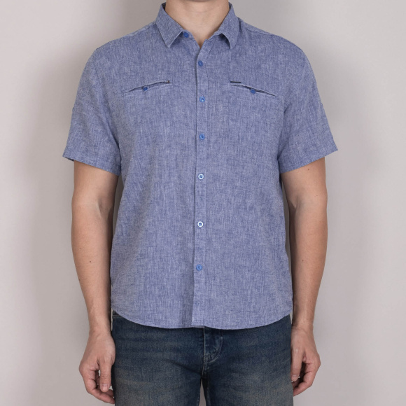 Сорочка к.р. Jean Piere синий