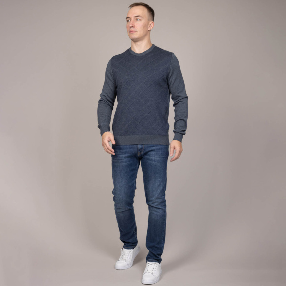 Джемпер Tony Montana индиго меланж