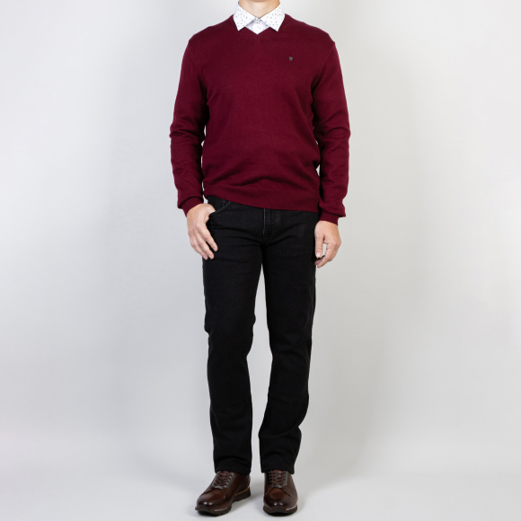 Джемпер Tony Montana бордо 