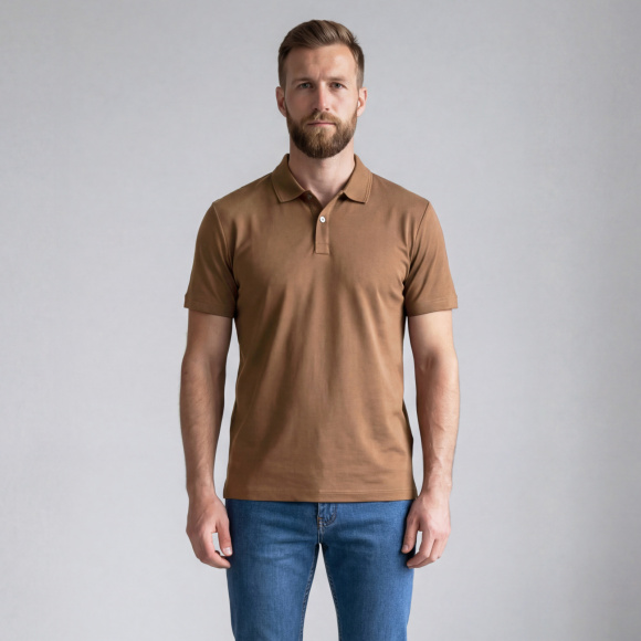 Поло Lexmer коричневый