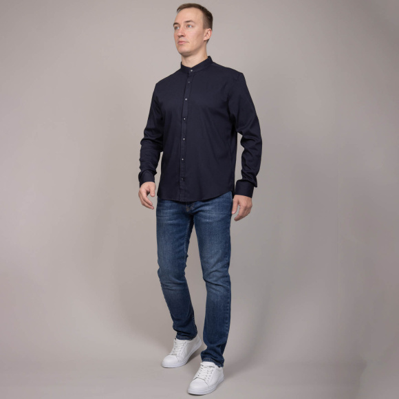 Сорочка Amato т.синяя