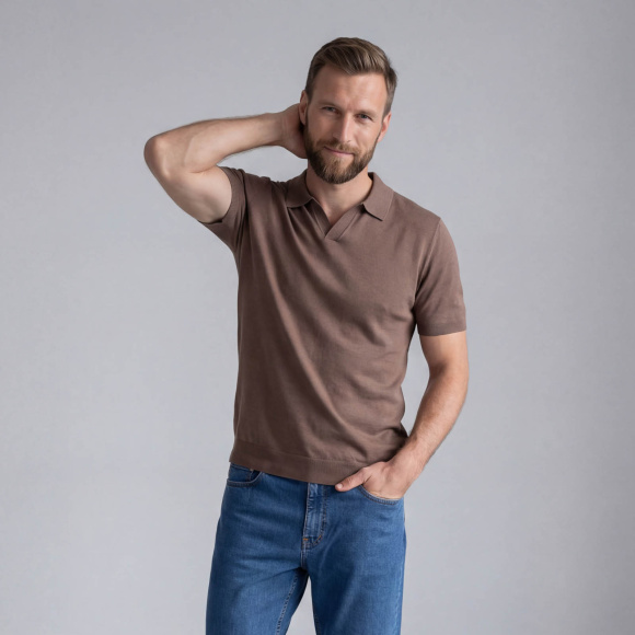 Поло Lexmer коричневый