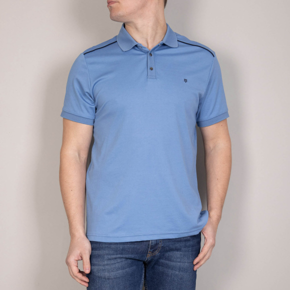 Поло Tony Montana голубой