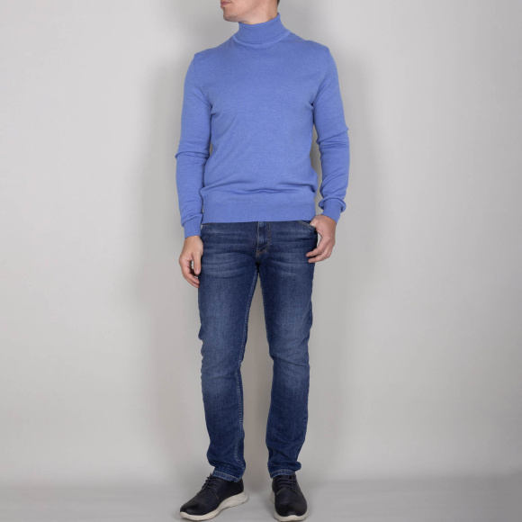 Джемпер Tony Montana васильковый меланж