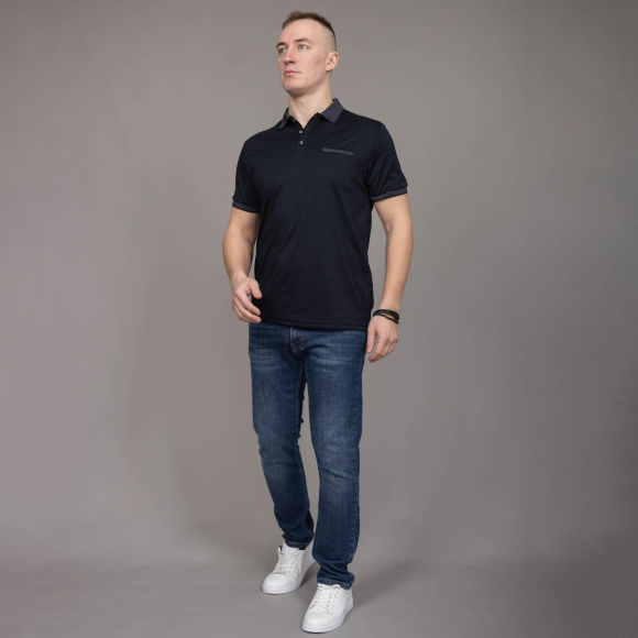 Поло Tony Montana т.синий