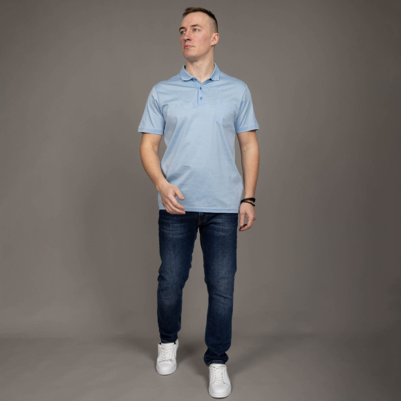 Поло Tony Montana св.голубой