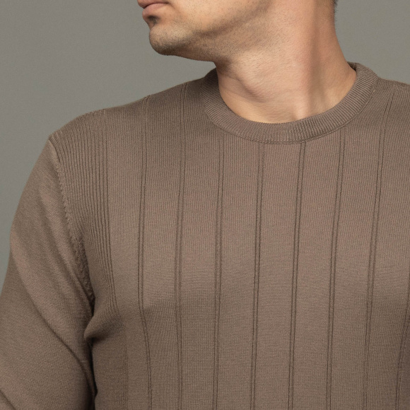 Джемпер Tony Montana коричневый меланж