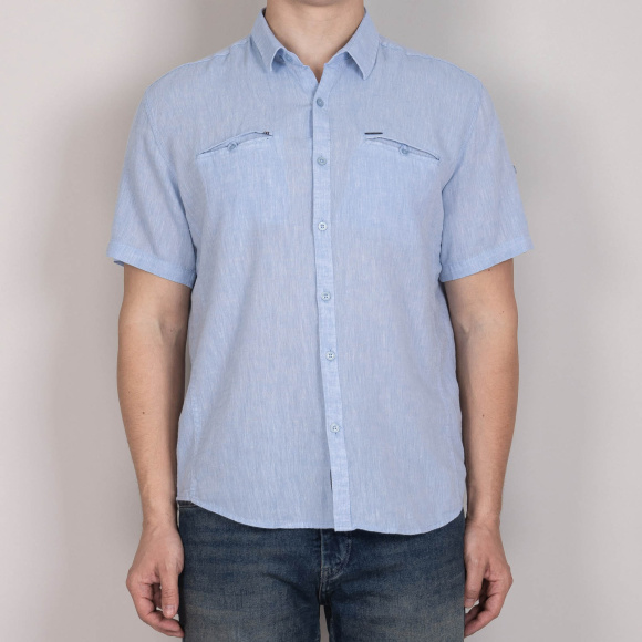 Сорочка к.р. Jean Piere голубая