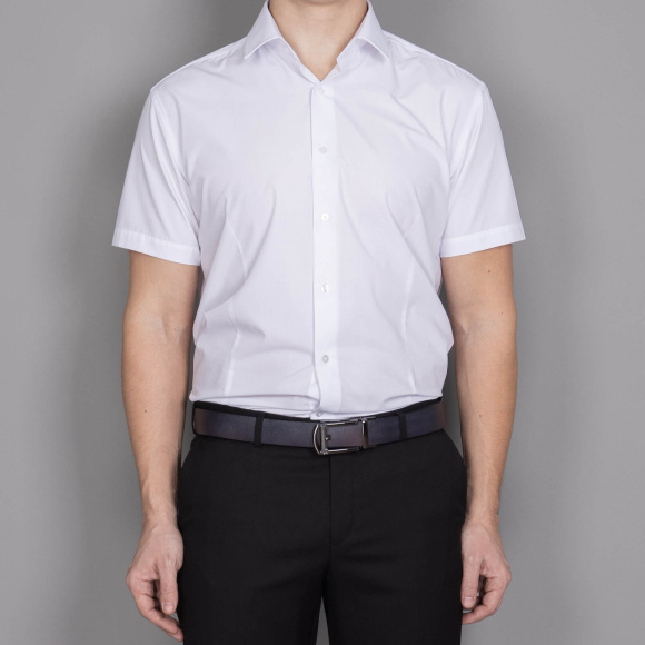 Сорочка к.р. Good Manners slim белая