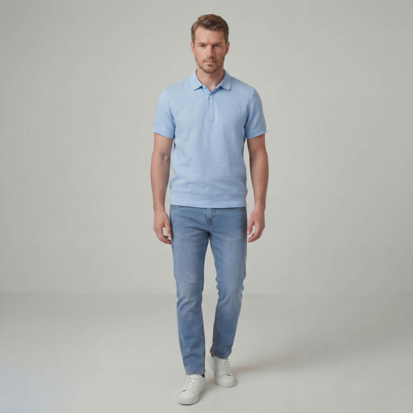 Поло Lexmer голубой