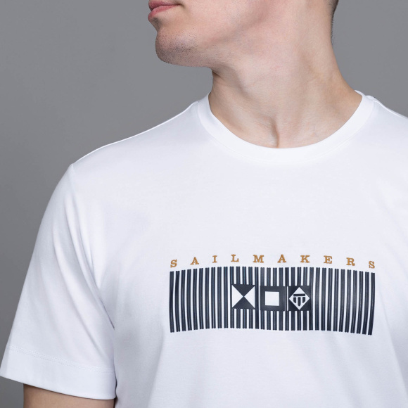 Футболка Tony Montana белый/т.синий