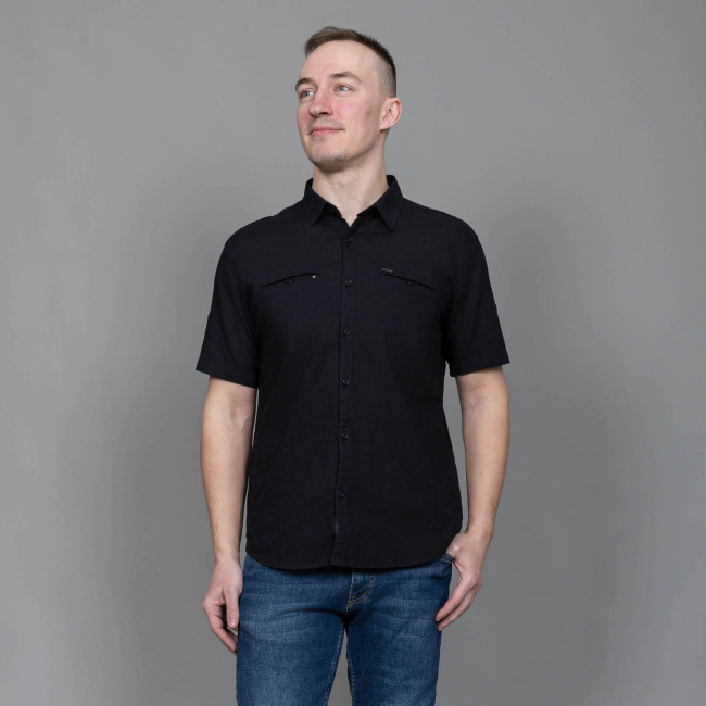 Сорочка к.р Jean Piere черный