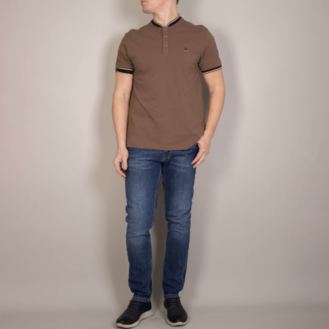 Поло Tony Montana коричневый