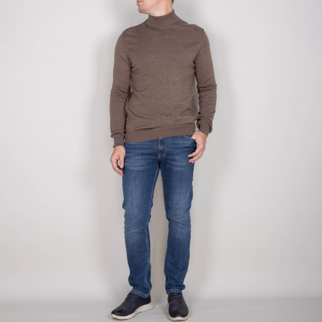 Джемпер Tony Montana коричневый меланж