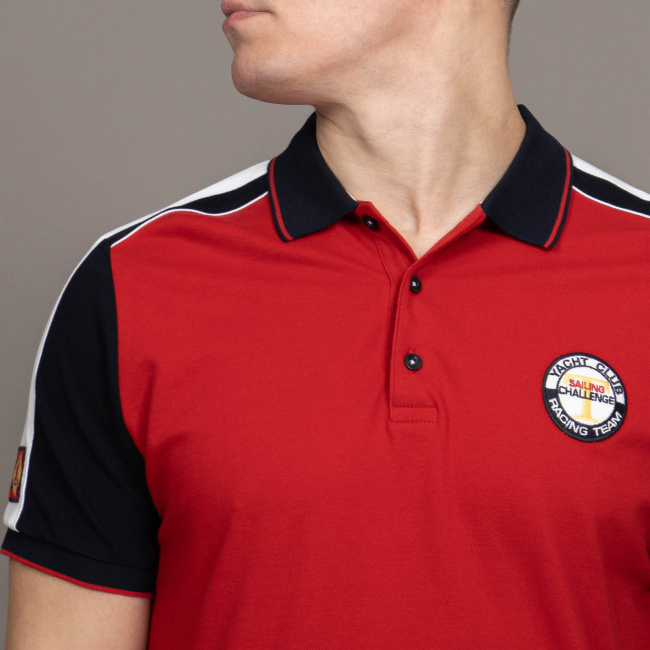 Поло Tony Montana красный