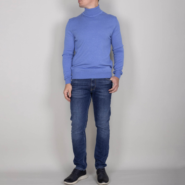 Джемпер Tony Montana васильковый меланж