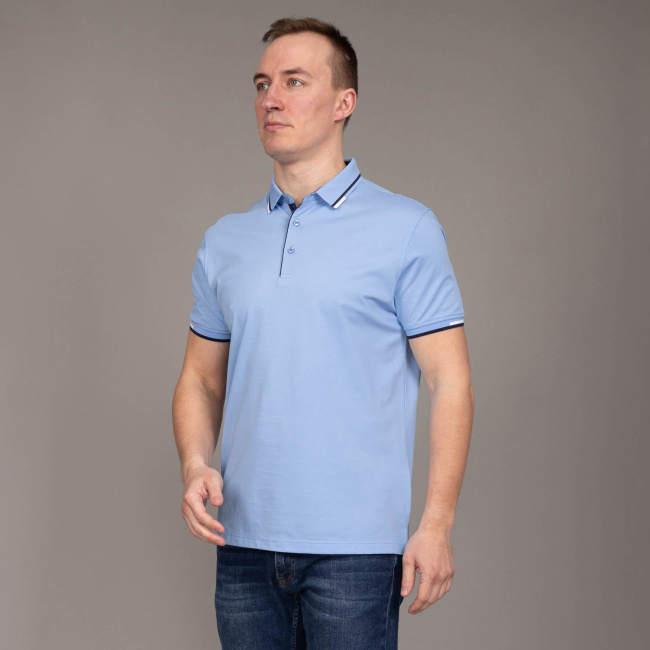 Поло Lexmer голубой