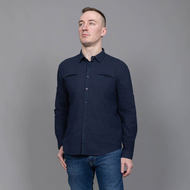 Сорочка Jean Piere т.синий