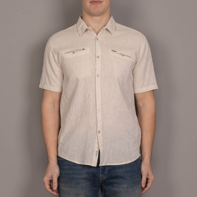 Сорочка к.р. Jean Piere бежевый