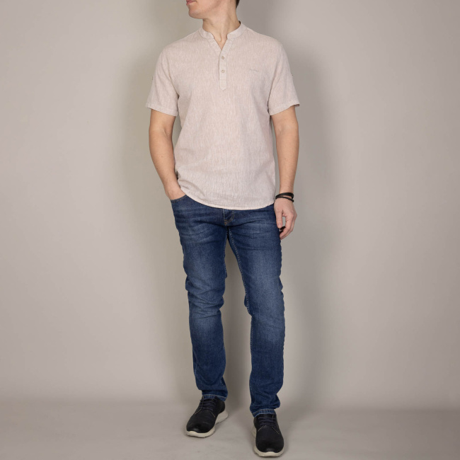 Сорочка к.р. Jean Piere бежевый