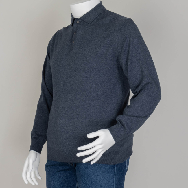 Джемпер Tony Montana индиго меланж