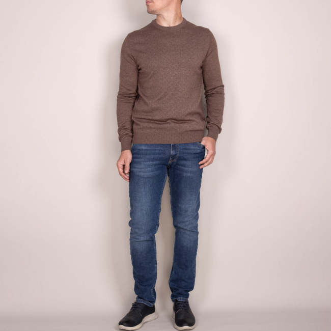 Джемпер Tony Montana коричневый меланж