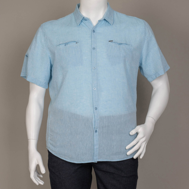 Сорочка к.р. Jean Piere голубой