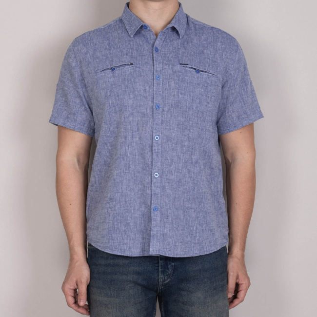 Сорочка к.р. Jean Piere синий