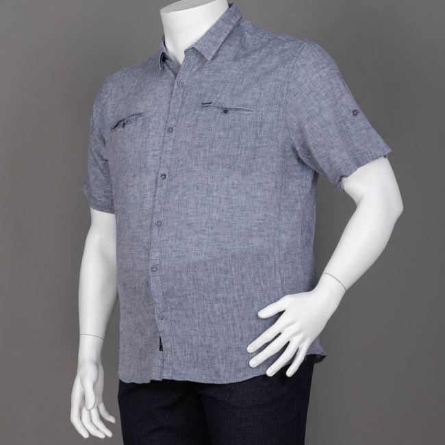 Сорочка к.р. Jean Piere св.серый