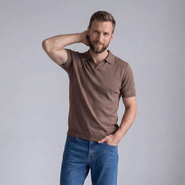 Поло Lexmer коричневый