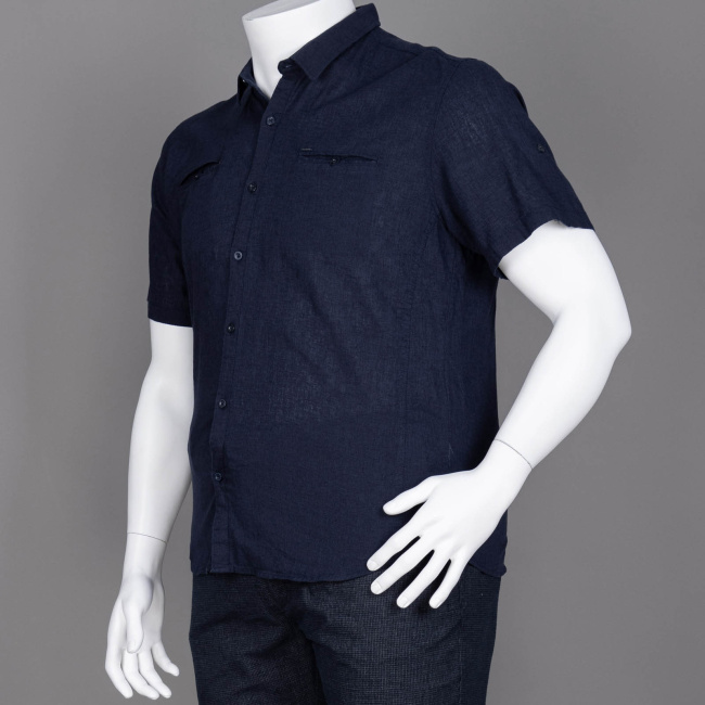 Сорочка к.р. Jean Piere т.синий