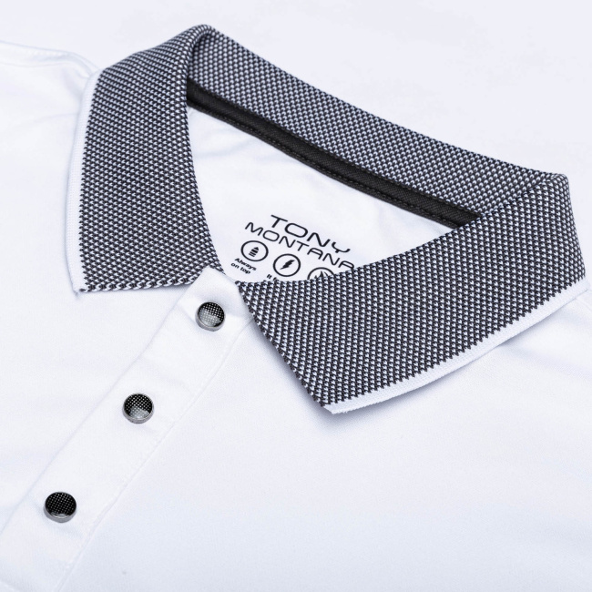 Поло Tony Montana белый