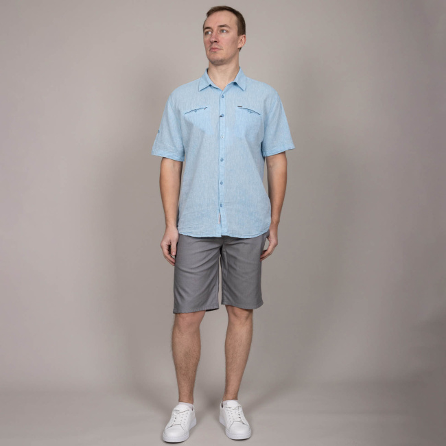 Сорочка к.р. Jean Piere голубой