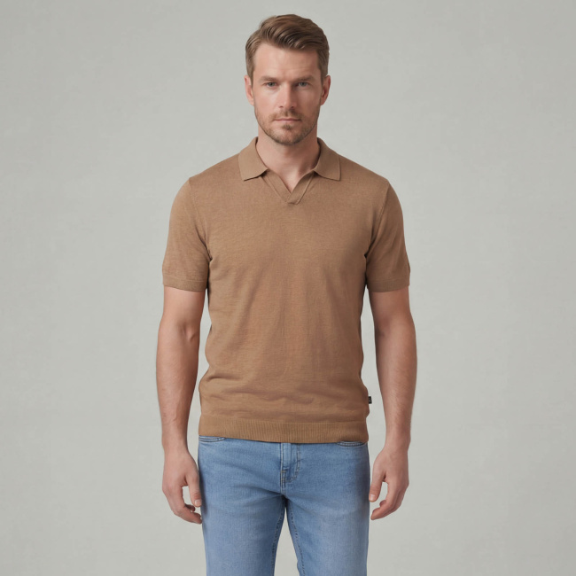 Поло Tony Montana т.бежевый